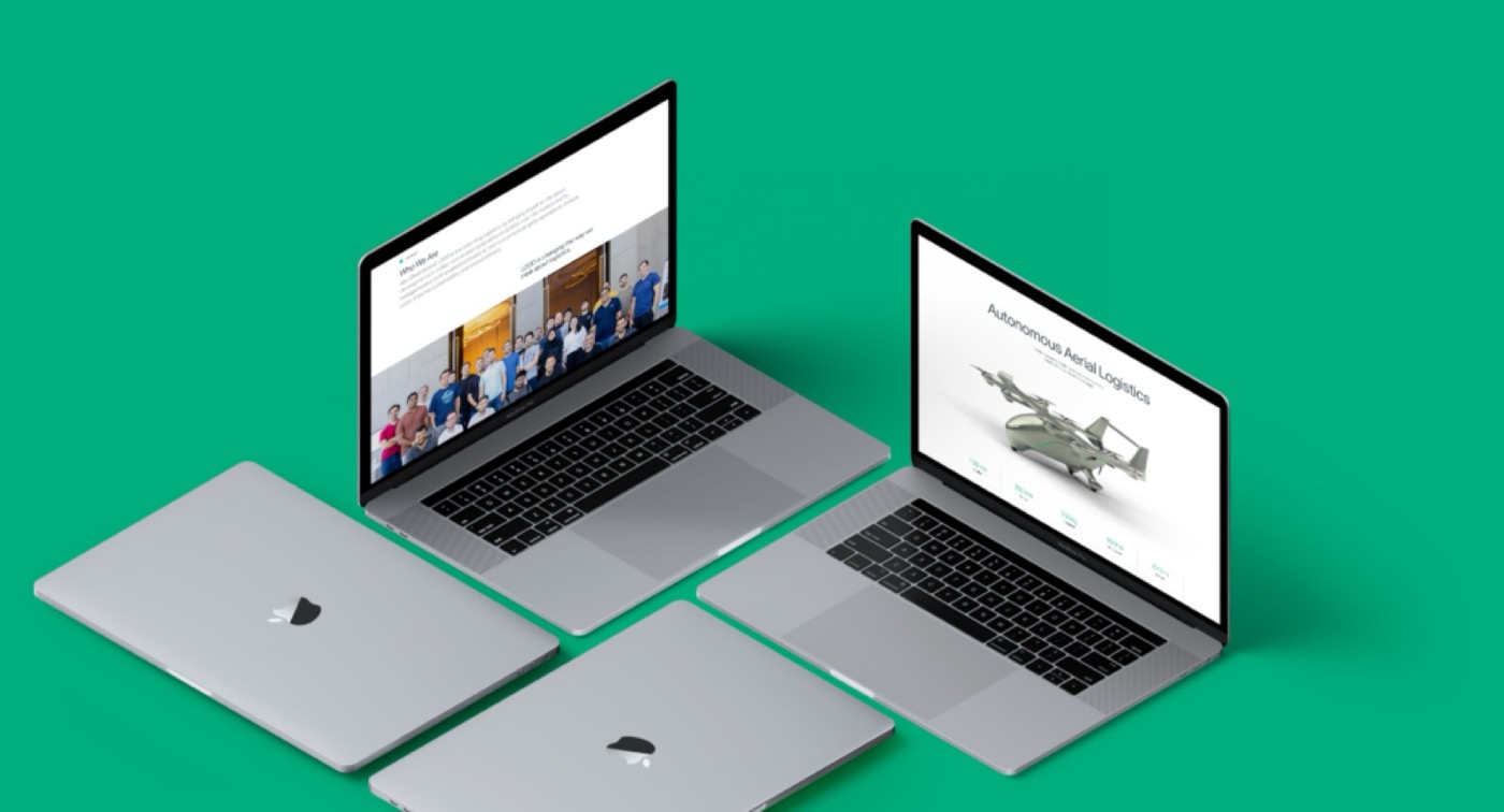 LODD: presentation mockup of the corporate website