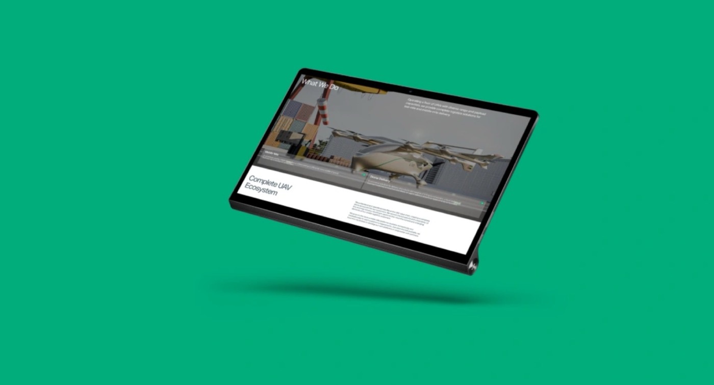 LODD: presentation mockup of the corporate website