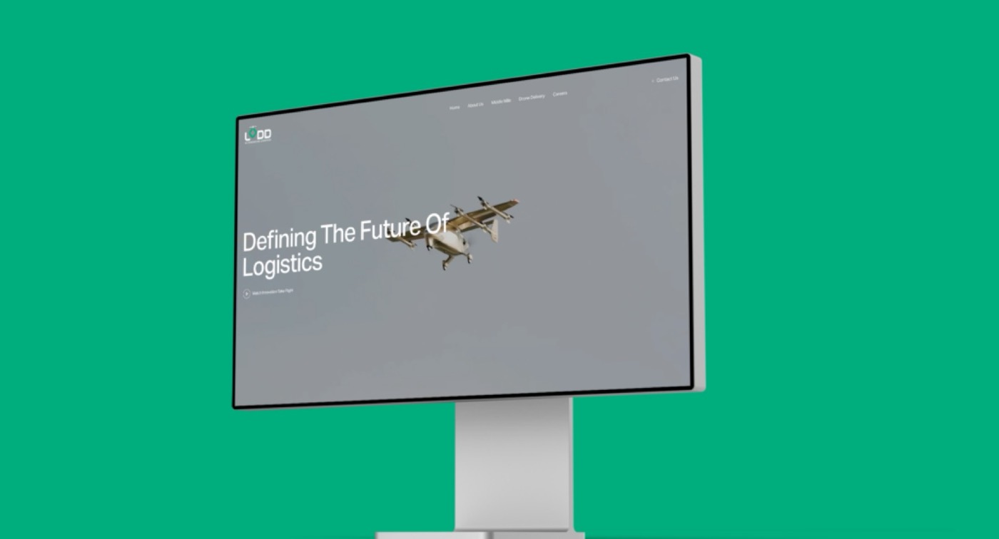 LODD: presentation mockup of the corporate website