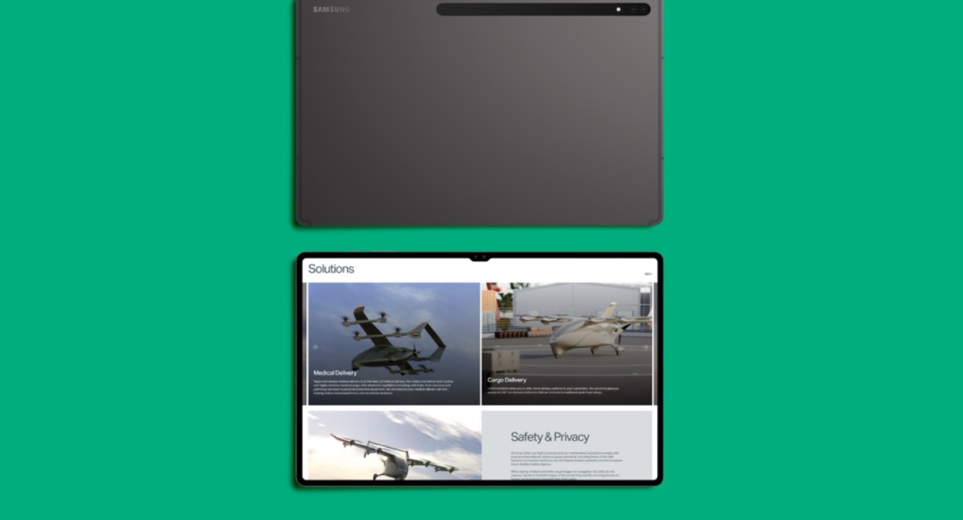 LODD: presentation mockup of the corporate website